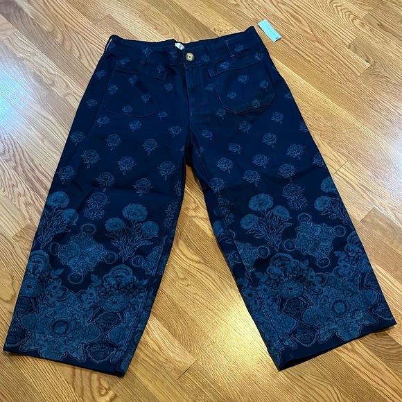 Anthropologie The Colette Cropped Wide-Leg Jeans Size 16W NWT - Picture 8 of 16